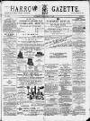 Harrow Gazette Saturday 11 November 1876 Page 1