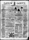 Harrow Gazette Saturday 27 January 1877 Page 1