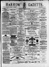 Harrow Gazette Saturday 15 November 1879 Page 1