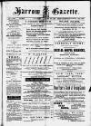 Harrow Gazette Saturday 19 January 1889 Page 1