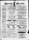 Harrow Gazette Saturday 28 September 1889 Page 1