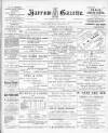 Harrow Gazette Friday 25 October 1907 Page 1