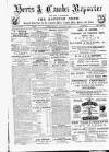 Herts & Cambs Reporter & Royston Crow Friday 02 January 1880 Page 1