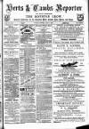 Herts & Cambs Reporter & Royston Crow Friday 08 July 1881 Page 1