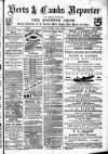 Herts & Cambs Reporter & Royston Crow Friday 15 July 1881 Page 1