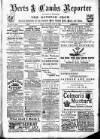 Herts & Cambs Reporter & Royston Crow Friday 21 July 1882 Page 1