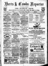 Herts & Cambs Reporter & Royston Crow Friday 11 August 1882 Page 1