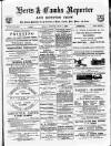 Herts & Cambs Reporter & Royston Crow Friday 01 July 1887 Page 1