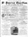 St. Pancras Guardian and Camden and Kentish Towns Reporter Saturday 14 January 1888 Page 1