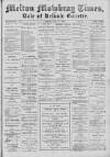 Melton Mowbray Times and Vale of Belvoir Gazette Friday 17 January 1890 Page 1