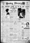 Birmingham Weekly Mercury Sunday 27 August 1933 Page 1