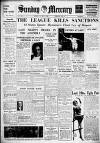 Birmingham Weekly Mercury Sunday 05 July 1936 Page 1