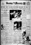 Birmingham Weekly Mercury Sunday 04 December 1938 Page 1