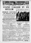 Birmingham Weekly Mercury Sunday 01 October 1939 Page 1
