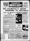 Birmingham Weekly Mercury Sunday 21 January 1940 Page 1