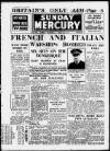 Birmingham Weekly Mercury Sunday 07 July 1940 Page 1