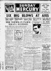 Birmingham Weekly Mercury Sunday 14 December 1941 Page 1
