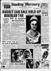 Birmingham Weekly Mercury Sunday 01 July 1951 Page 1