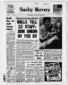Birmingham Weekly Mercury Sunday 11 October 1970 Page 1