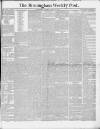 Birmingham Weekly Post Saturday 29 March 1879 Page 1