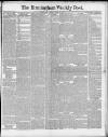 Birmingham Weekly Post Saturday 26 April 1879 Page 1