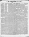 Birmingham Weekly Post Saturday 06 December 1879 Page 1