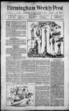 Birmingham Weekly Post Saturday 25 August 1900 Page 1