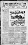 Birmingham Weekly Post Saturday 10 November 1900 Page 1