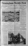 Birmingham Weekly Post Saturday 20 August 1910 Page 1