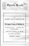 Uganda Herald Wednesday 31 January 1940 Page 1