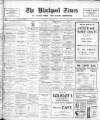 Blackpool Times Wednesday 23 October 1918 Page 1