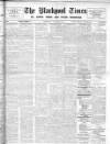 Blackpool Times Wednesday 19 November 1919 Page 1