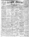 Glasgow Observer and Catholic Herald Saturday 01 January 1921 Page 1