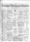 Licensed Victuallers' Guardian Saturday 12 December 1874 Page 1