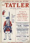 The Tatler Wednesday 21 October 1914 Page 1