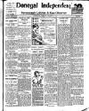 Donegal Independent Saturday 13 September 1919 Page 1