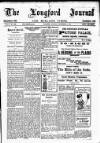 Longford Journal Saturday 06 September 1913 Page 1