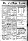 Northern times and weekly journal for Sutherland and the North Thursday 03 March 1910 Page 1
