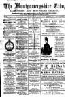 Montgomeryshire Echo Saturday 25 January 1890 Page 1