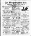 Montgomeryshire Echo Saturday 28 March 1891 Page 1