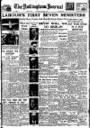 Nottingham Journal Saturday 28 July 1945 Page 1