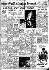 Nottingham Journal Monday 27 March 1950 Page 1