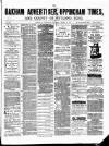 Rutland Echo and Leicestershire Advertiser Saturday 12 March 1881 Page 1
