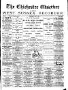 Chichester Observer Wednesday 03 July 1889 Page 1