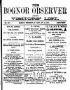 Bognor Regis Observer Wednesday 23 January 1878 Page 1