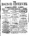 Bognor Regis Observer Wednesday 06 February 1878 Page 1