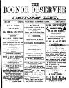 Bognor Regis Observer Wednesday 13 February 1878 Page 1