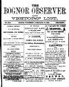 Bognor Regis Observer Wednesday 27 February 1878 Page 1