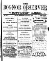 Bognor Regis Observer Wednesday 29 May 1878 Page 1