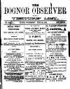 Bognor Regis Observer Wednesday 26 June 1878 Page 1